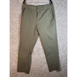 Weatherproof‎ Vintage Regular Fit Tech Pants Size 36 X 30 Green Nylon Stretch